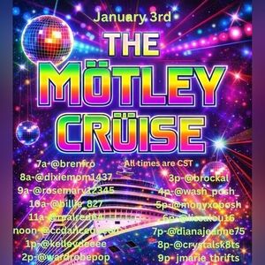 🤘The Motley Cruise New Year's DISCO edition 1/3/26